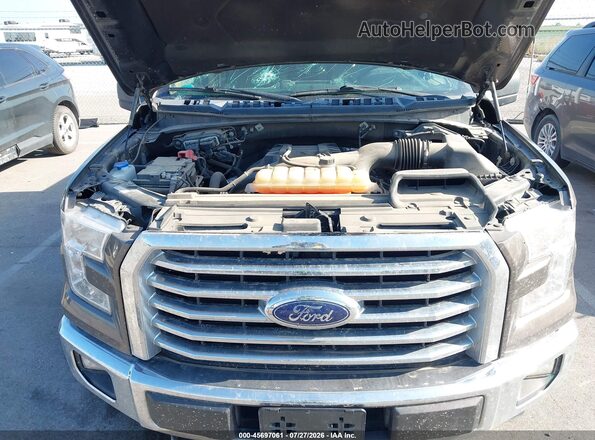 1FTEW1EP8HFB65142 2017 FORD F150 Gray Rear view