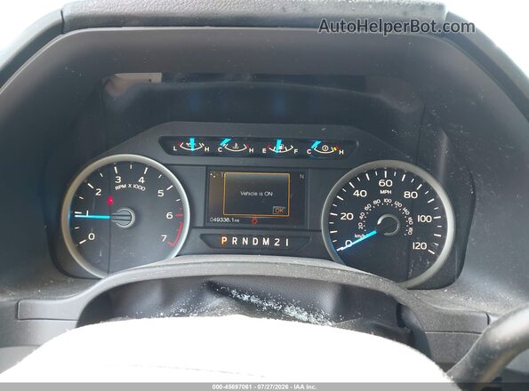 1FTEW1EP8HFB65142 2017 FORD F150 Gray Rear seats view