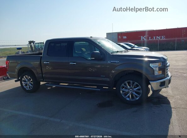 1FTEW1EP8HFB65142 2017 FORD F150 Gray Rear interior view