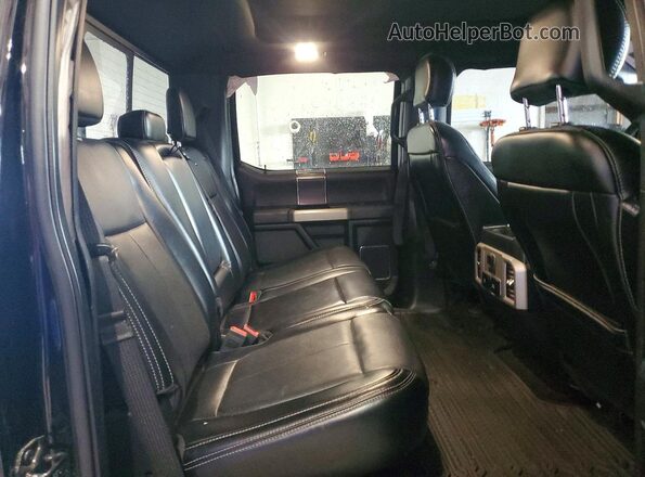 1FTEW1EP8JFE30373 2018 FORD F150 Black უკანა სავარძლების ხედი