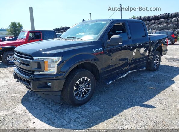 1FTEW1EP8KFA71785 2019 FORD F150 Черный Передняя левая четверть