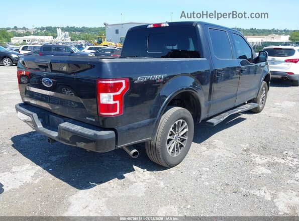 1FTEW1EP8KFA71785 2019 FORD F150 Черный Задняя правая четверть