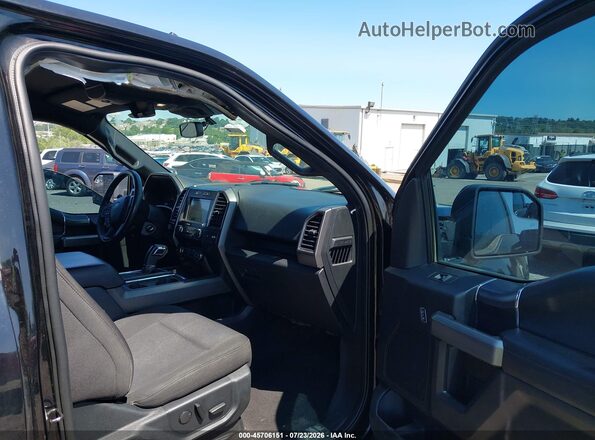 1FTEW1EP8KFA71785 2019 FORD F150 Черный Вид салона спереди