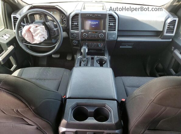 1FTEW1EP8LFC50345 2020 FORD F150 Black Widok deski rozdzielczej
