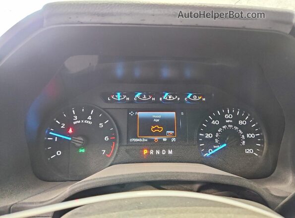 1FTEW1EP8LKD96624 2020 FORD F150 Gray Вид щитка приладів