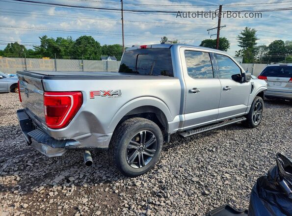 1FTEW1EP8MFC11613 2021 FORD F150 Серебряный Задняя правая четверть