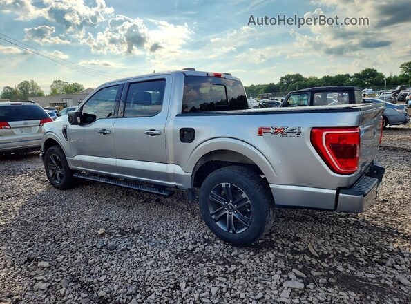 1FTEW1EP8MFC11613 2021 FORD F150 Серебряный Задняя левая четверть