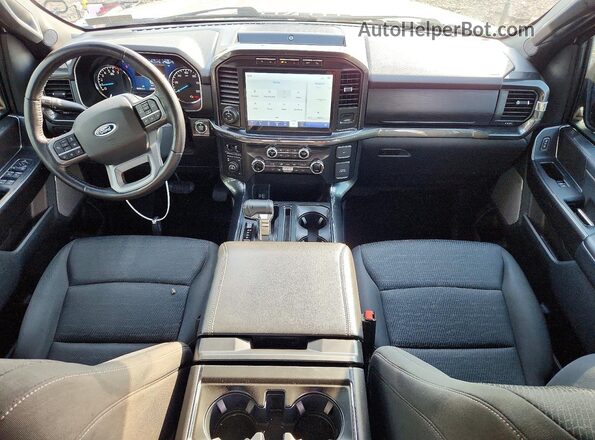 1FTEW1EP8MFC11613 2021 FORD F150 Серебряный Вид панели приборов
