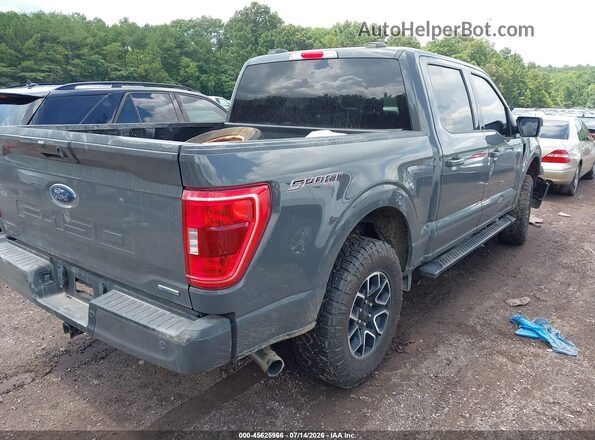 1FTEW1EP8MFC90541 2021 FORD F150 Gray Հետևի աջ