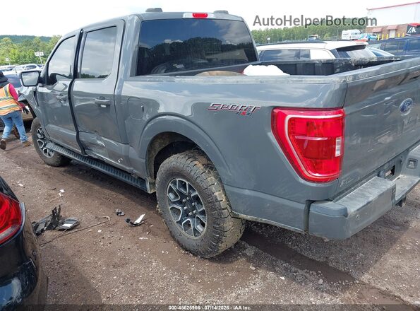 1FTEW1EP8MFC90541 2021 FORD F150 Gray Հետևի ձախ