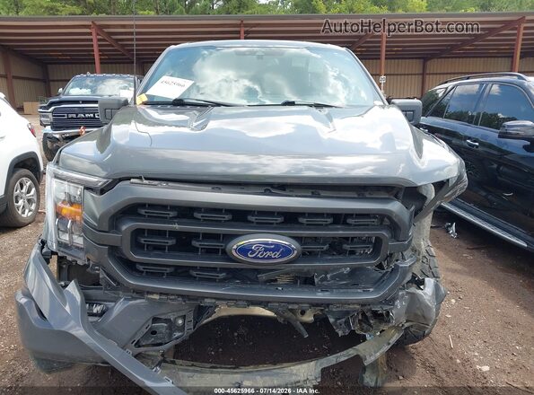 1FTEW1EP8MFC90541 2021 FORD F150 Gray Սարքավորումների վահանակի տեսք