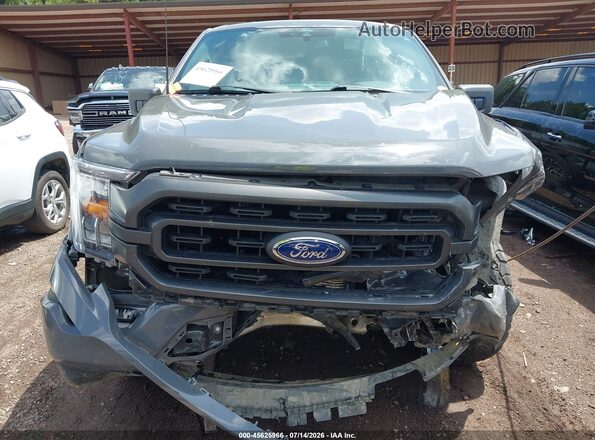 1FTEW1EP8MFC90541 2021 FORD F150 Gray Դիմացի տեսք