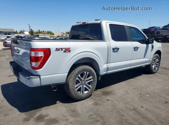 1FTEW1EP8MKE98720 2021 FORD F150 Gray უკანა მარჯვენა