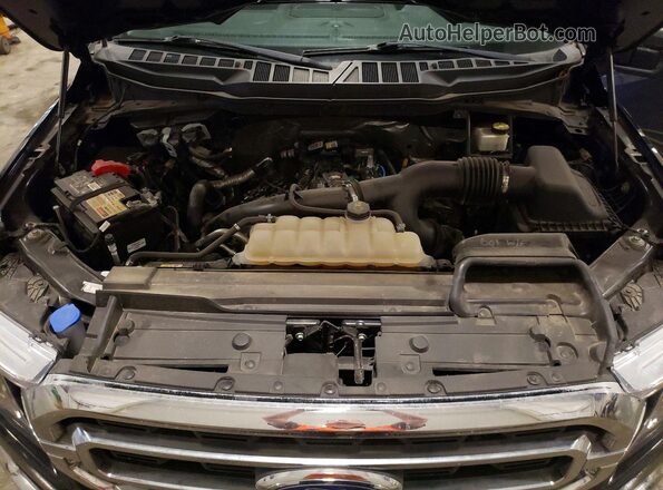 1FTEW1EP8NKD73136 2022 FORD F150 Черный Вид задней части салона