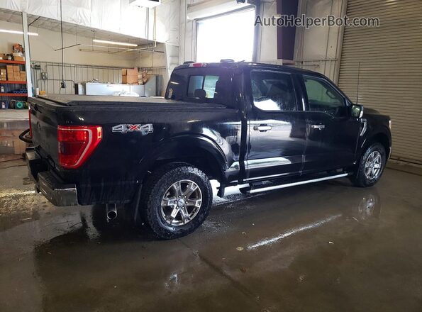 1FTEW1EP8NKD73136 2022 FORD F150 Черный Задняя правая четверть