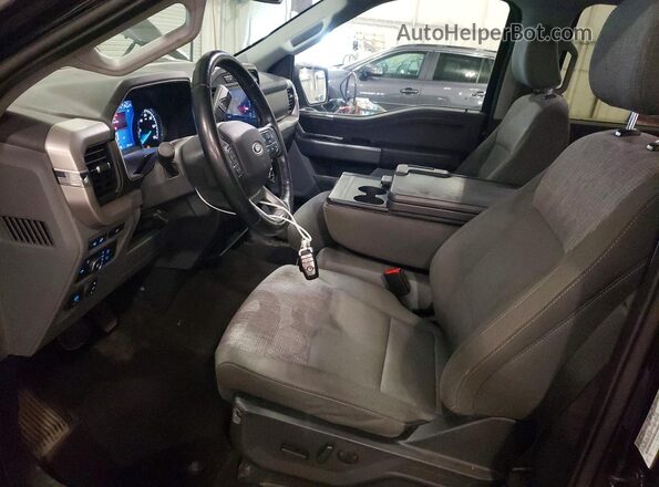 1FTEW1EP8NKD73136 2022 FORD F150 Черный Вид салона спереди