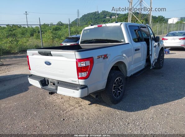 1FTEW1EP8NKE04286 2022 FORD F150 Silver Задня права чверть
