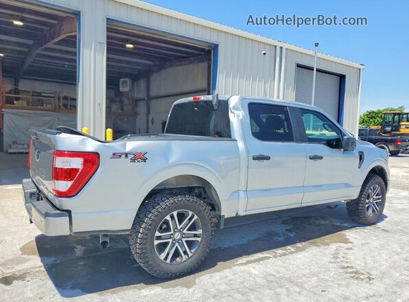 1FTEW1EP8PKF35480 2023 FORD F150 Silver Հետևի աջ