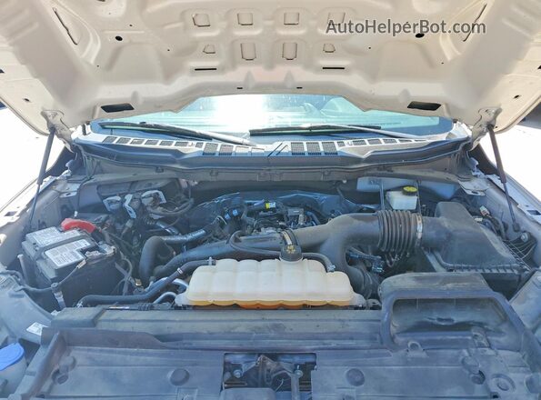 1FTEW1EP8PKF35480 2023 FORD F150 Silver Սալոնի հետևի տեսք