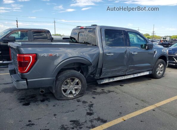 1FTEW1EP8PKG23705 2023 FORD F150 Gray Trasero derecho
