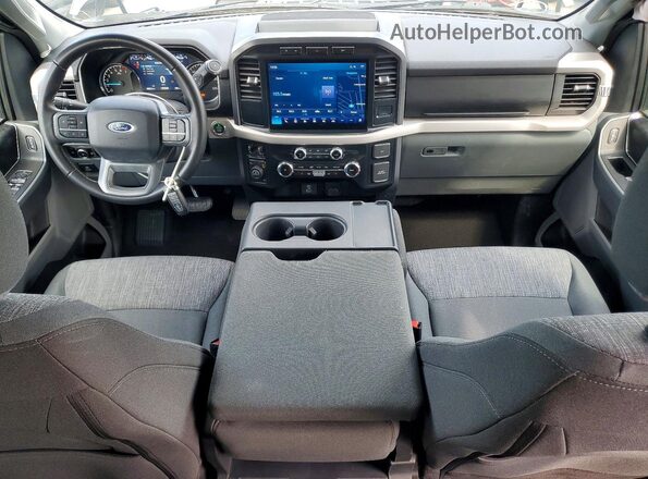 1FTEW1EP8PKG23705 2023 FORD F150 Gray Vista del salpicadero