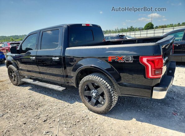 1FTEW1EP9GFB84054 2016 FORD F150 Black უკანა მარცხენა