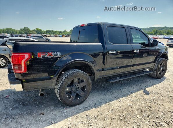 1FTEW1EP9GFB84054 2016 FORD F150 Black უკანა მარჯვენა
