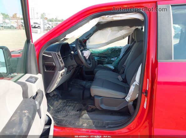 1FTEW1EP9GFC73073 2016 FORD F150 Red Vista interior delantera