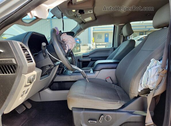 1FTEW1EP9GFC78743 2016 FORD F150 Серебряный Вид салона спереди