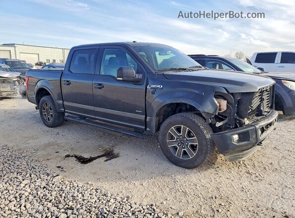 1FTEW1EP9GFC95638 2016 FORD F150 Gray Առջևի աջ