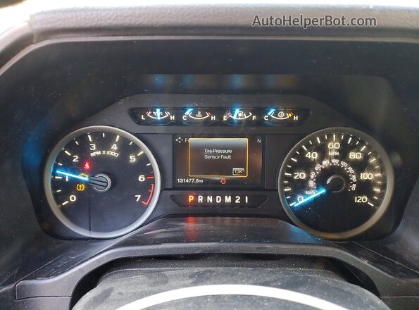 1FTEW1EP9GFC95638 2016 FORD F150 Gray Սարքավորումների վահանակի տեսք