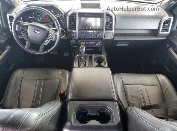 1FTEW1EP9HFB20775 2017 FORD F150 Silver Առջևի վահանակի տեսք