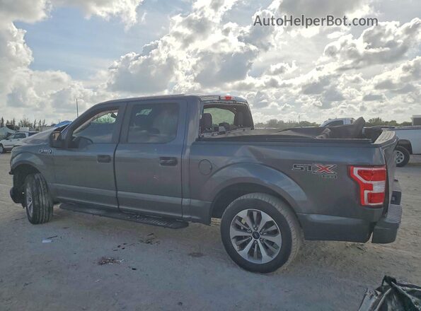 1FTEW1EP9JFB36772 2018 FORD F150 Charcoal Задня ліва чверть