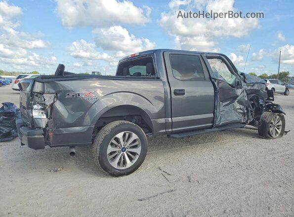 1FTEW1EP9JFB36772 2018 FORD F150 Charcoal Задня права чверть