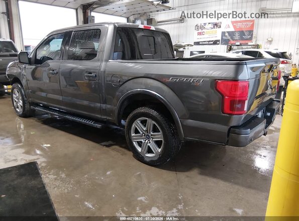 1FTEW1EP9JKD56078 2018 FORD F150 Серый Задняя левая четверть