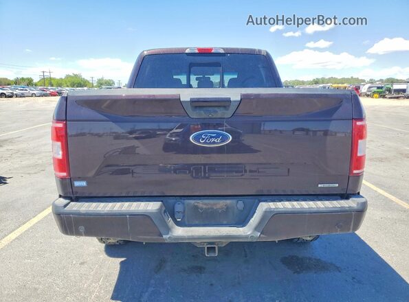 1FTEW1EP9JKD81398 2018 FORD F150 Purple Rear view