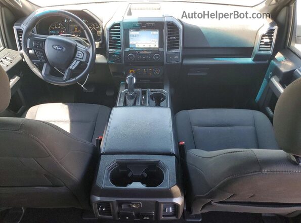 1FTEW1EP9JKD81398 2018 FORD F150 Purple Dashboard view