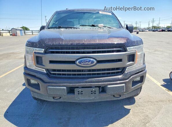 1FTEW1EP9JKD81398 2018 FORD F150 Purple Front view
