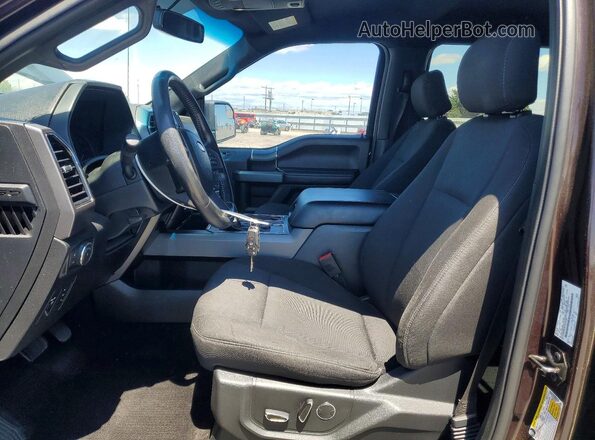1FTEW1EP9JKD81398 2018 FORD F150 Purple Front interior view