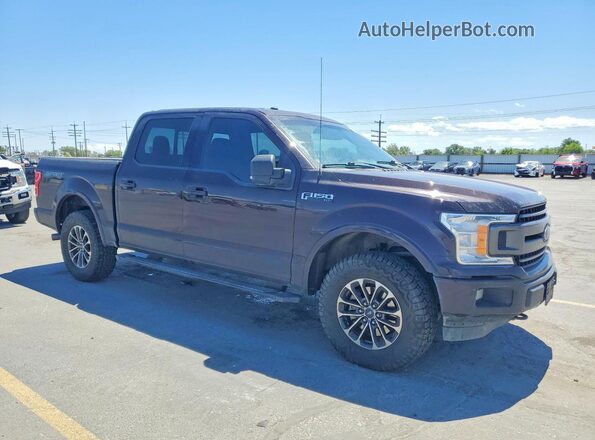 1FTEW1EP9JKD81398 2018 FORD F150 Purple Front right