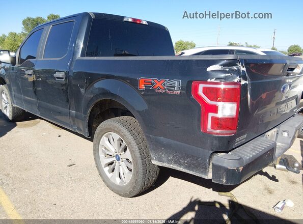 1FTEW1EP9JKE29434 2018 FORD F150 Черный Задняя левая четверть