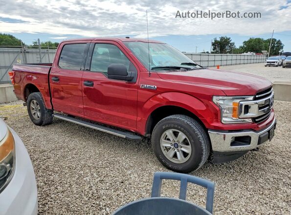 1FTEW1EP9JKF03824 2018 FORD F150 Red Delantero derecho