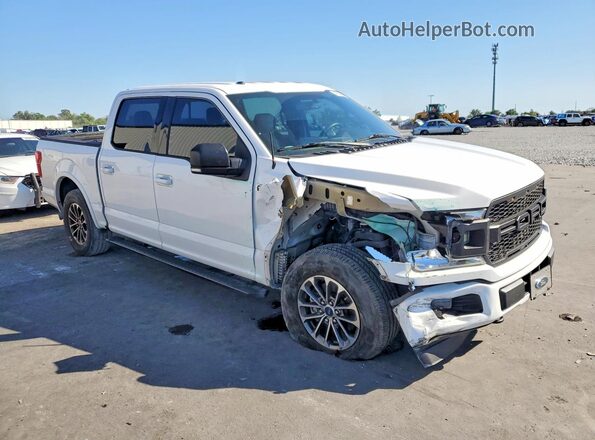 1FTEW1EP9JKG02482 2018 FORD F150 White Delantero derecho