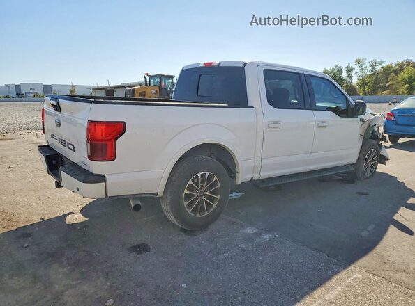 1FTEW1EP9JKG02482 2018 FORD F150 White Trasero derecho