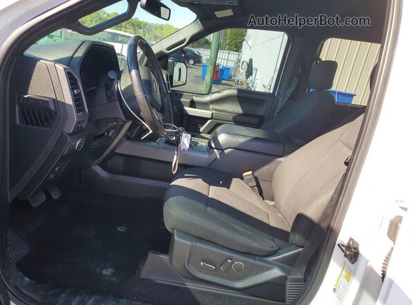 1FTEW1EP9JKG02482 2018 FORD F150 White Vista interior delantera