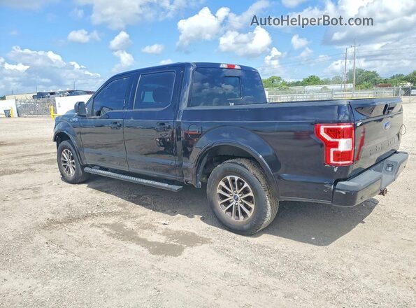 1FTEW1EP9KFB79610 2019 FORD F150 Black Trasero izquierdo