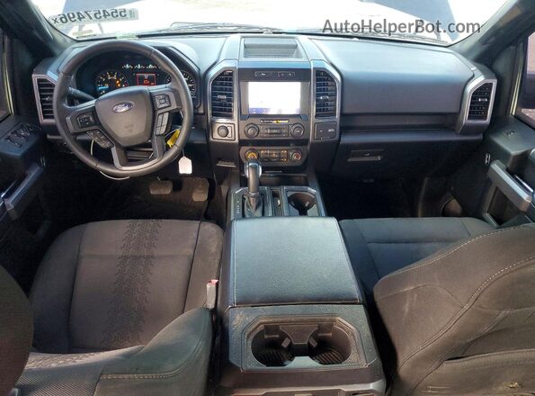 1FTEW1EP9KFB79610 2019 FORD F150 Black Vista del salpicadero