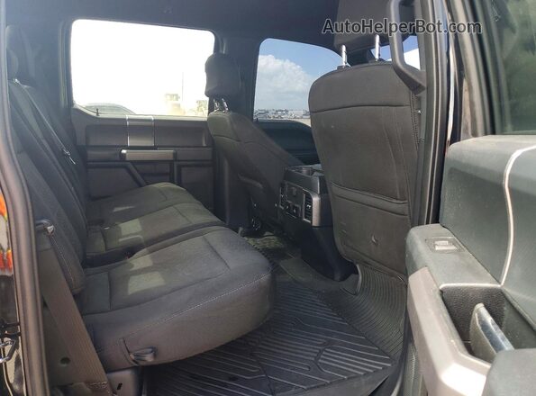 1FTEW1EP9KFB79610 2019 FORD F150 Black Vista de los asientos traseros