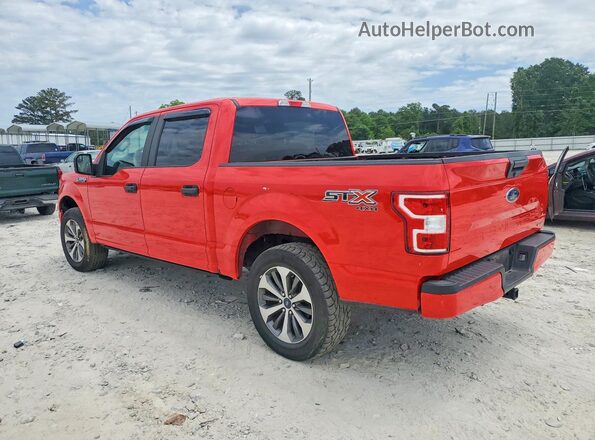 1FTEW1EP9KFB89036 2019 FORD F150 Red უკანა მარცხენა