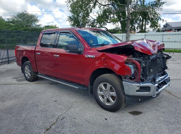 1FTEW1EP9KKF00181 2019 FORD F150 Maroon Առջևի աջ